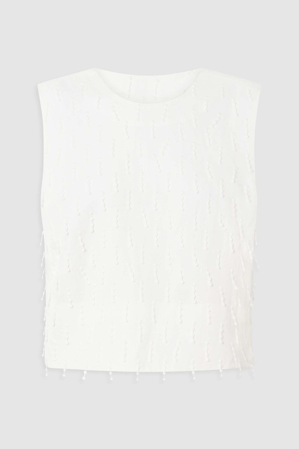 Tassel Lace Top | Oroton