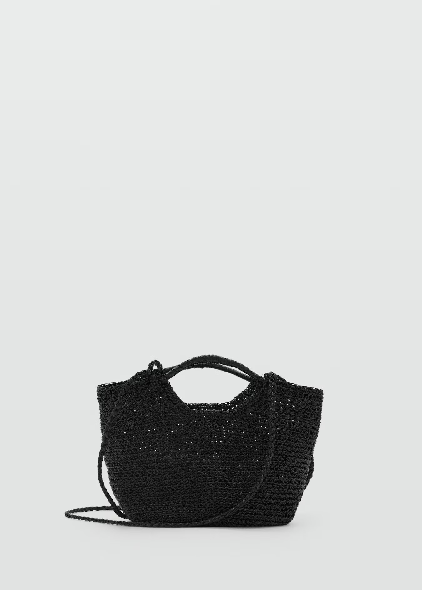 Mini woven crossbody bag - Women | MANGO USA | Mango (US/MX/AU)