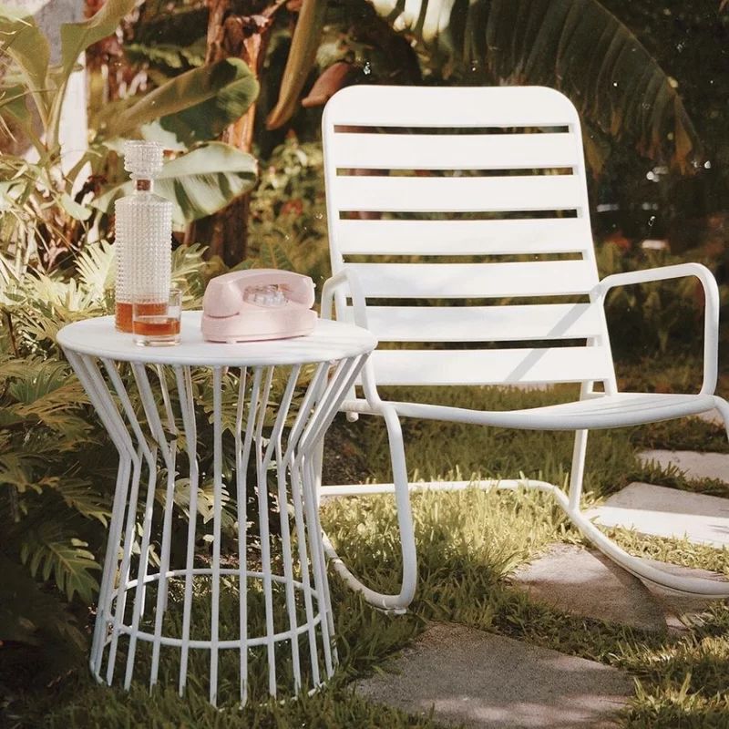 Roberta Metal Outdoor Side Table | Wayfair North America