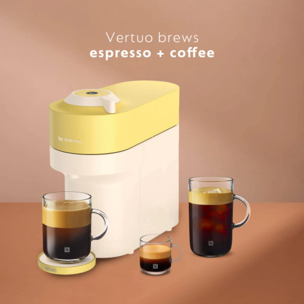 Nespresso Nespresso Vertuo Pop Coffee And Espresso Maker - Pastel Yellow | REBEL (formerly Rebelstork)