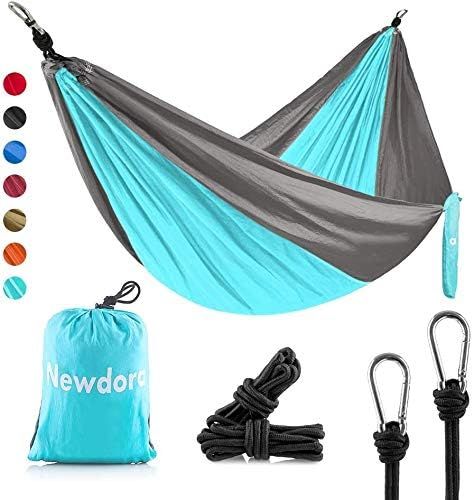 Newdora Camping Hammocks Garden Hammock Ultralight Portable Nylon Parachute Multifunctional Light... | Amazon (US)