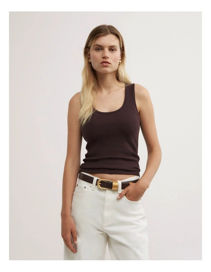 WitcheryClarissa Wide Belt in Espresso | Myer
