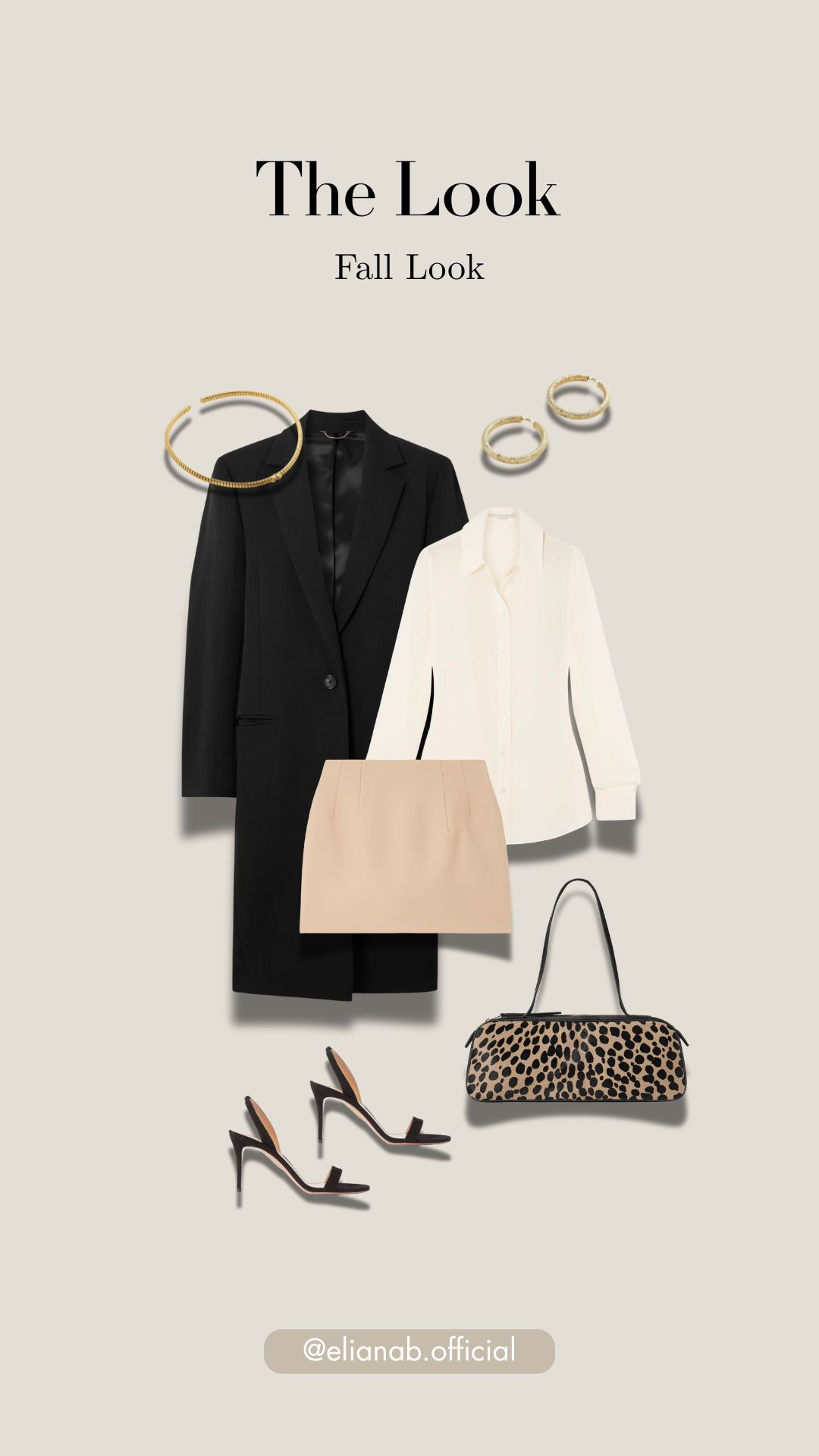 Neutral tones, bold details — fall’s effortless elegance 🖤✨ 

 #FallLook #ChicStyle #FallFashion #OOTDFall #EffortlessElegance #NeutralOutfit #FallOutfitInspo #TimelessStyle #MinimalChic #FallWardrobe #LTKStyleTip #LTKShoeCrush #LTKItBag