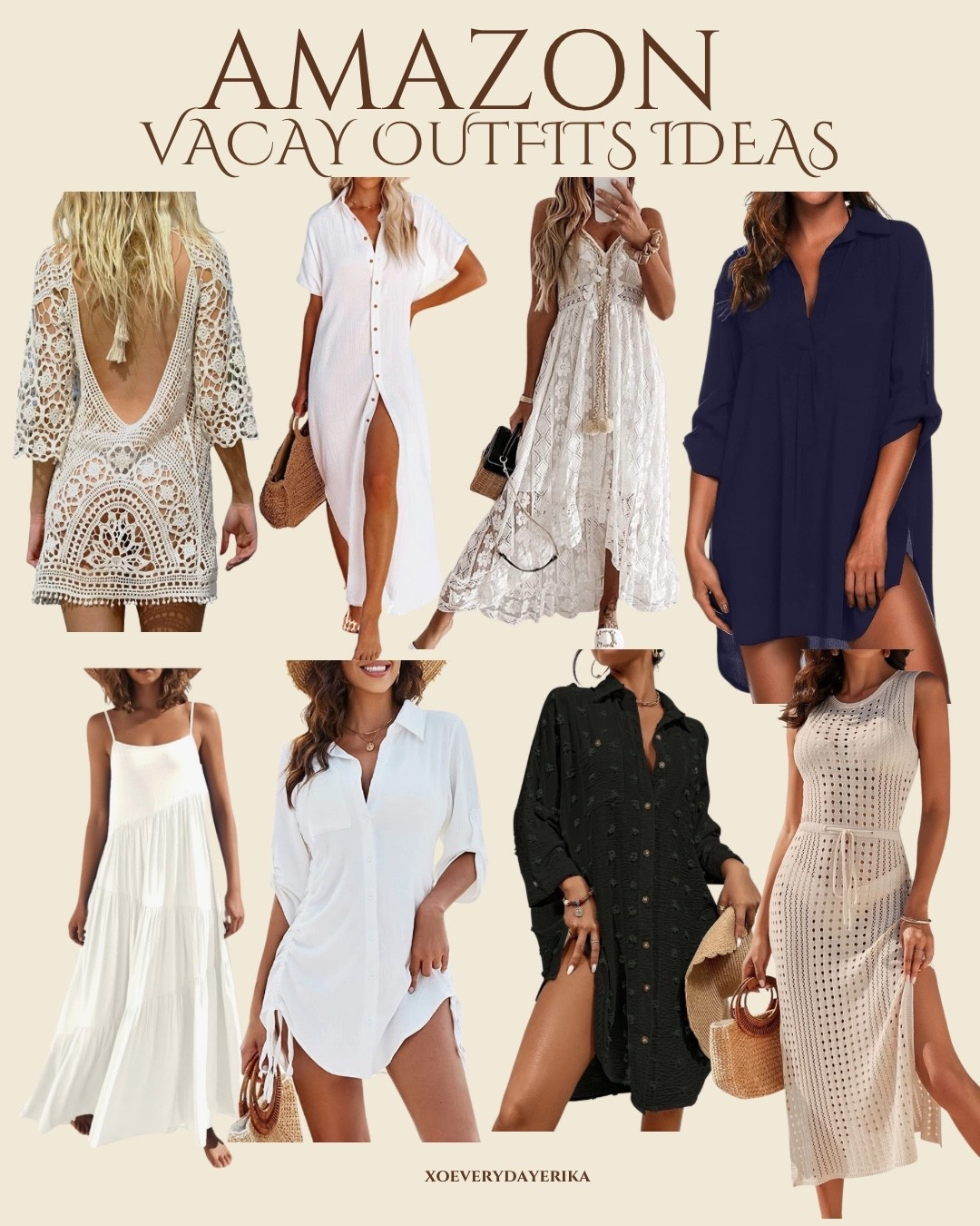 Amazon Beach Inspiration

Spring  resort wear vacation outfit | outfit inspiration | spring beach look

#beachresortwear
#beachwear #vacationbeachoutfits

#LTKSeasonal #LTKTravel #LTKOver40
