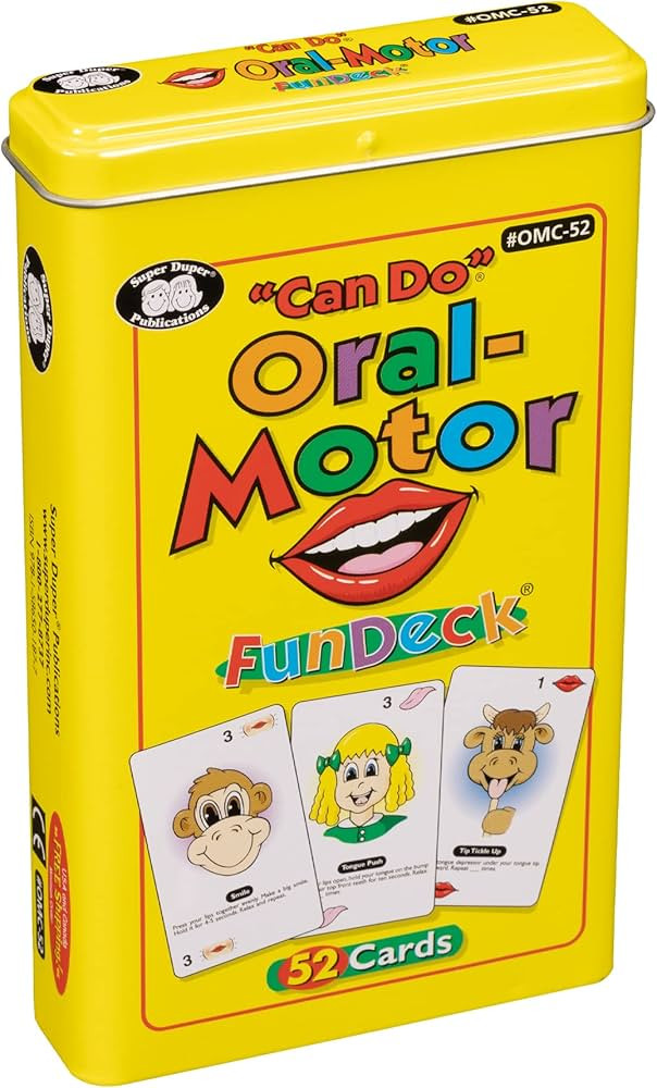 Super Duper Publications | Can Do Oral-Motor Fun Deck Flash Cards | Educational Learning Resource... | Amazon (US)