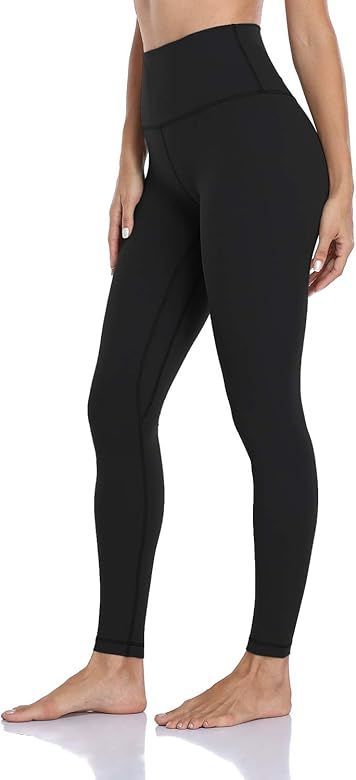 HeyNuts Essential Full Length Yoga Leggings, Women's High Waisted Workout Compression Pants 28'' | Amazon (US)