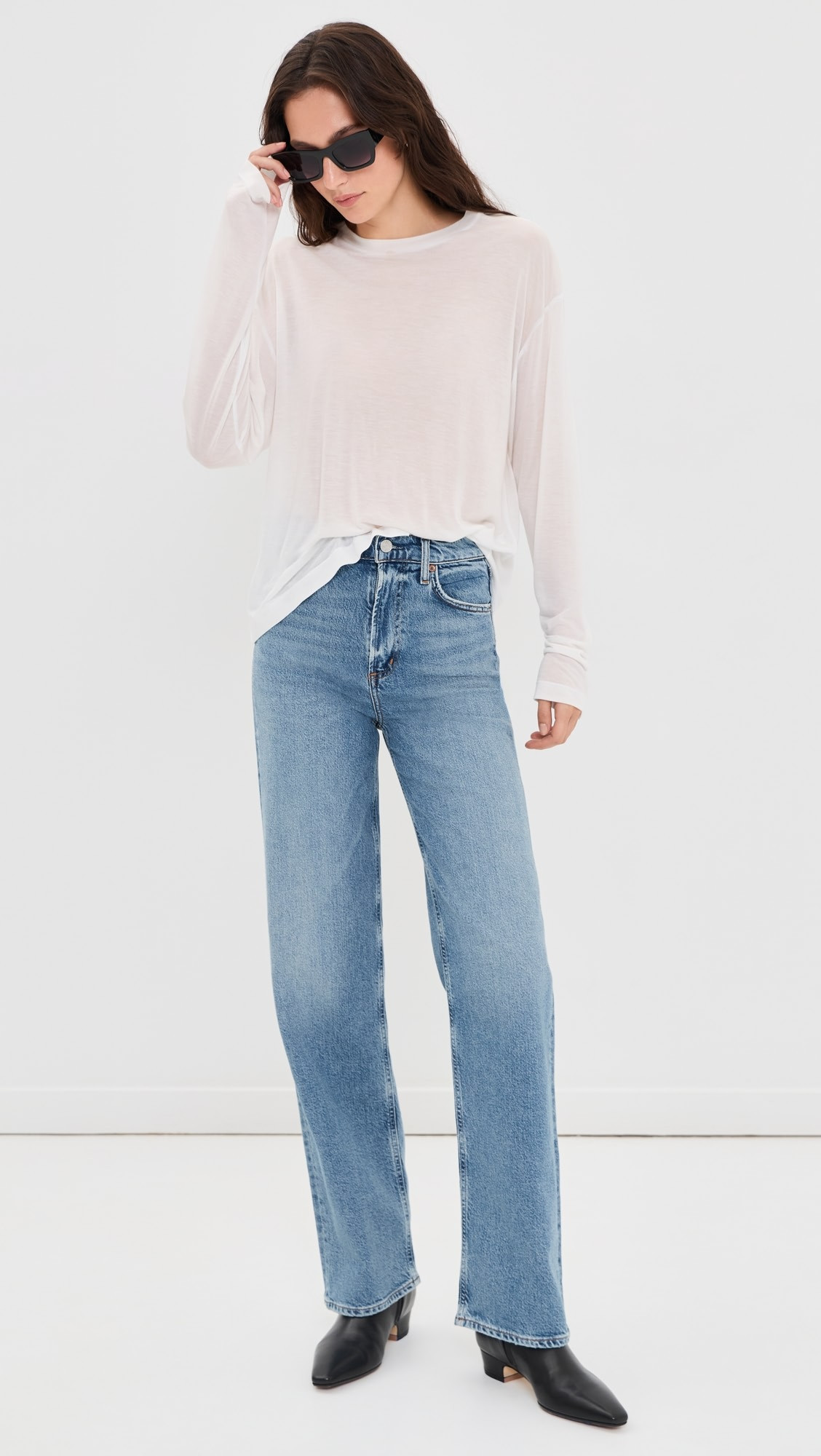 High Rise Wide Leg Ren Jeans | Shopbop