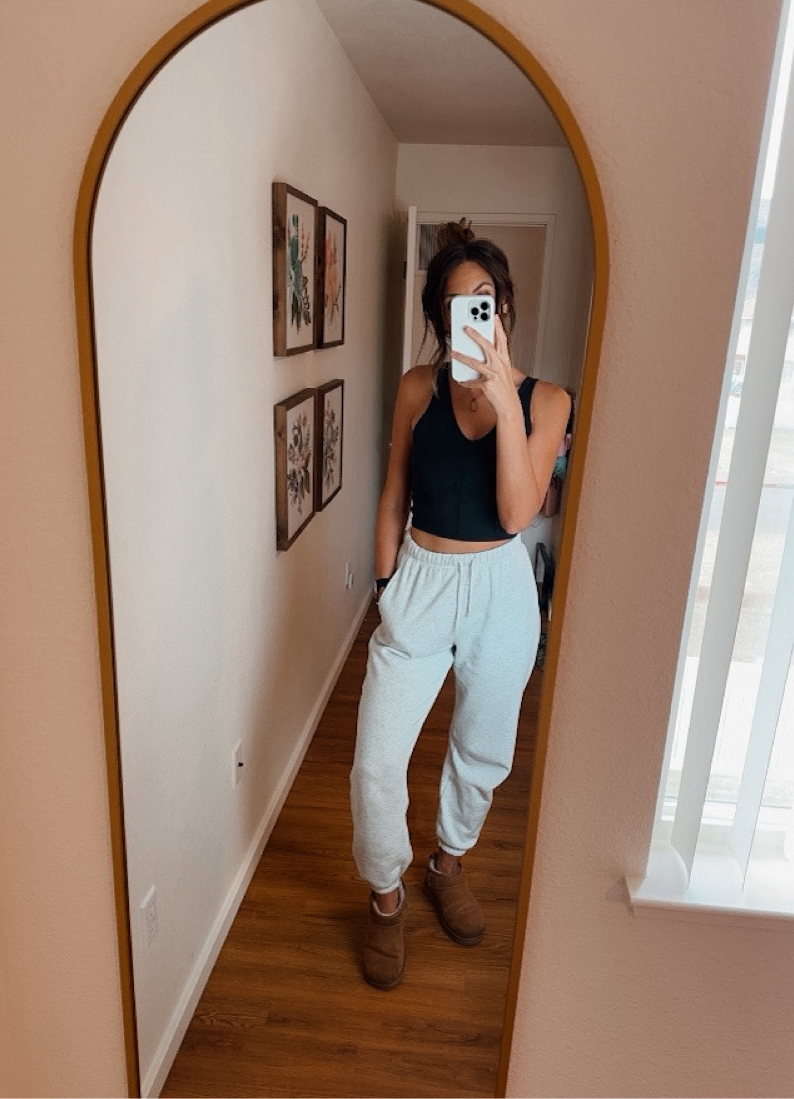 I’ve been living in these perfect sweats! Too bad it’s still 85 degrees outside 😅 #LTKfall #ootd #november