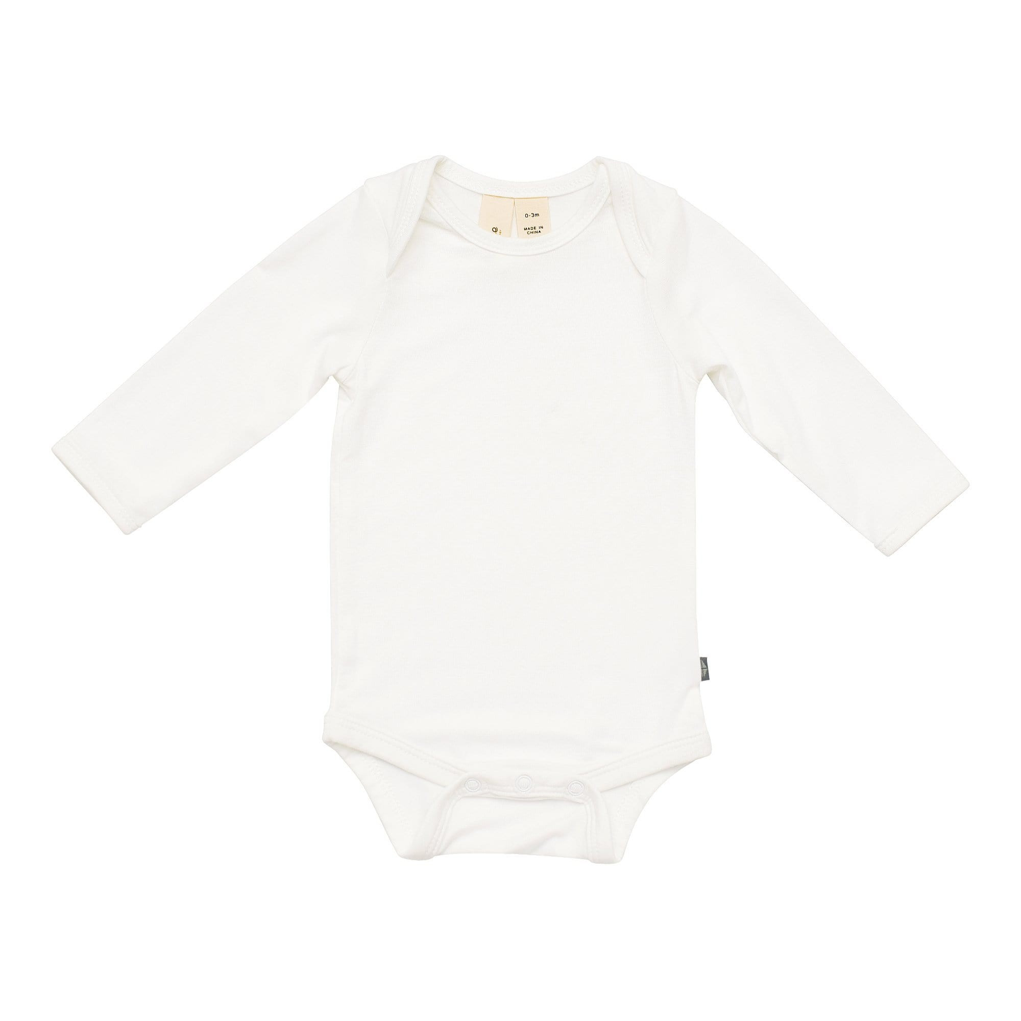 Long Sleeve Bodysuit in Cloud | Kyte BABY
