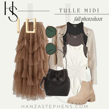 Styling a tulle midi skirt for a photoshoot 
Fall photoshoot inspo 
Fall photoshoot outfit inspo 
Fall photoshoot outfit ideas 