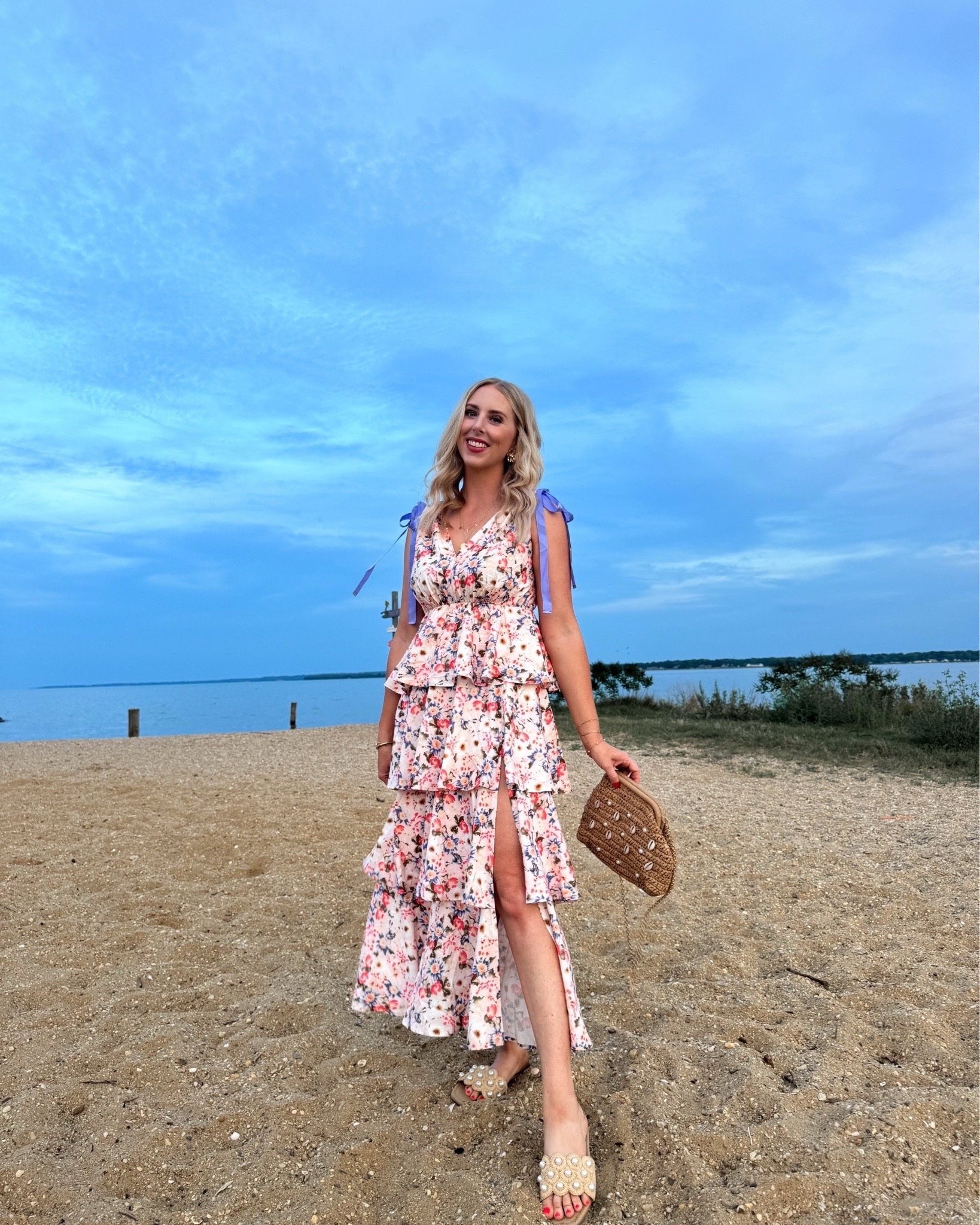 Floral midi dress on sale!

#LTKootd #LTKSaleAlert