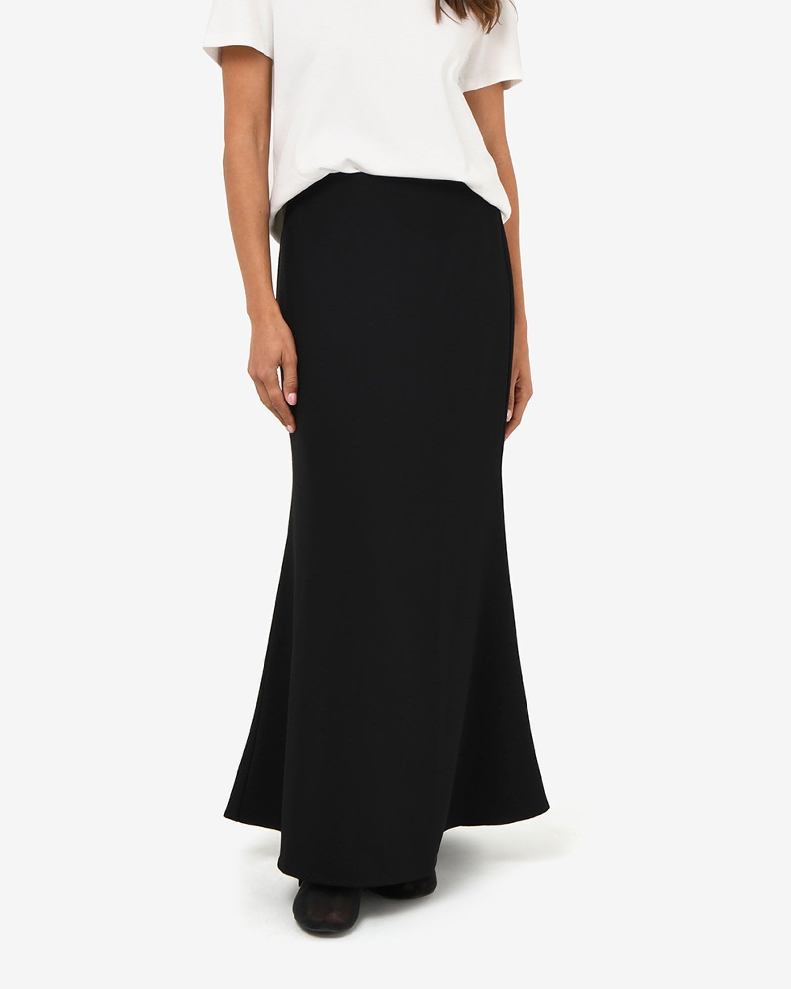 Caris Flared Maxi Skirt | FORCAST