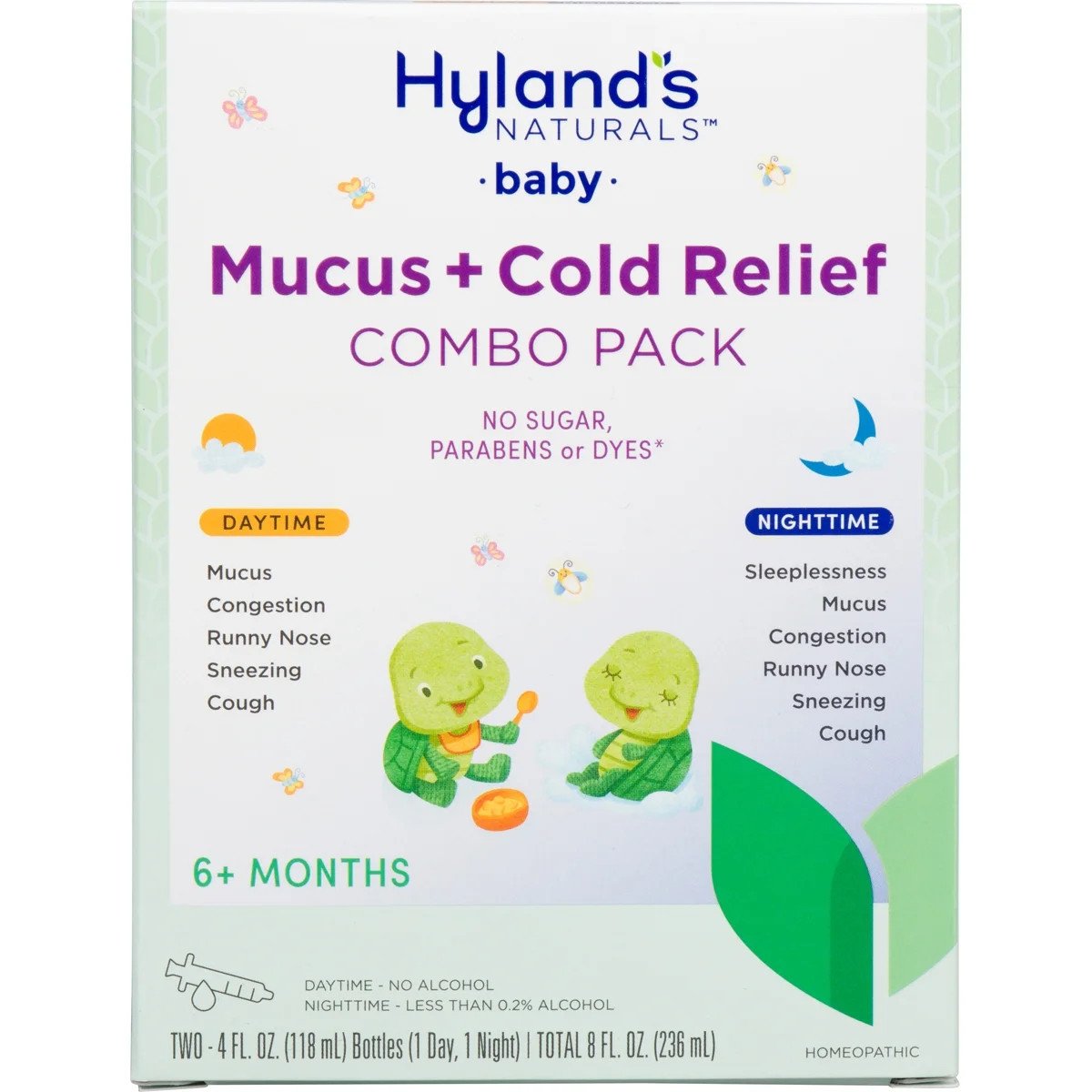 Hyland's Naturals Baby Mucus and Cold Relief, Day and Night Value Pack, 8 Fluid Ounce | Walmart (US)