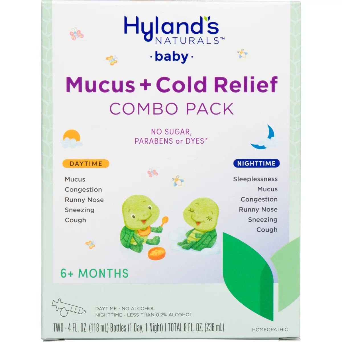 Hyland's Naturals Baby Mucus and Cold Relief, Day and Night Value Pack, 8 Fluid Ounce - Walmart.c... | Walmart (US)