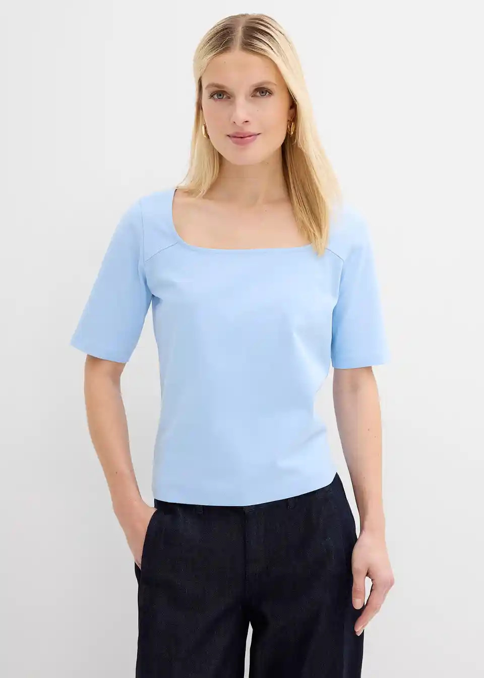 T-Shirt aus schwerer Bio-Baumwolle | Bonprix DE