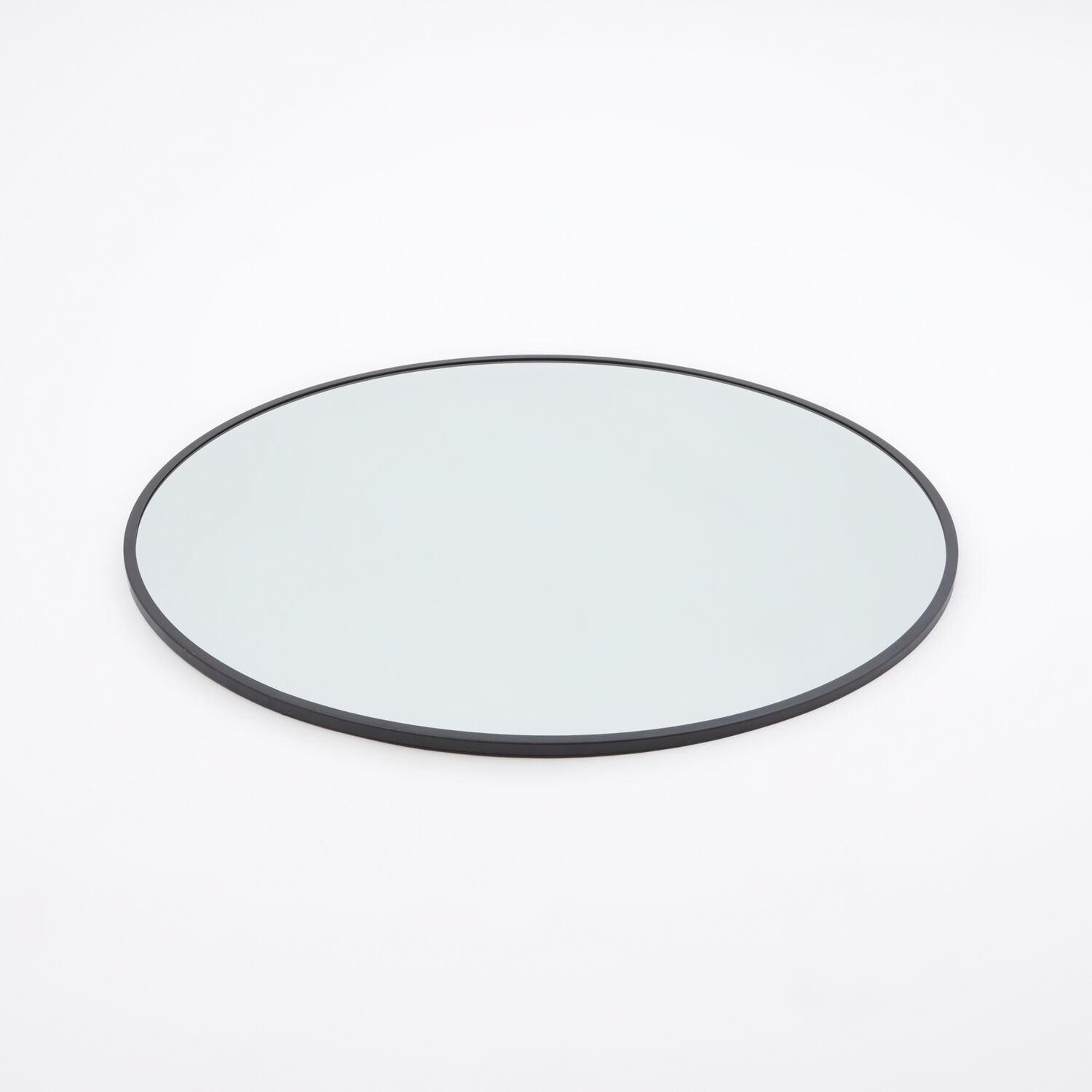 Black Round Mirror 71x71cm | TK Maxx