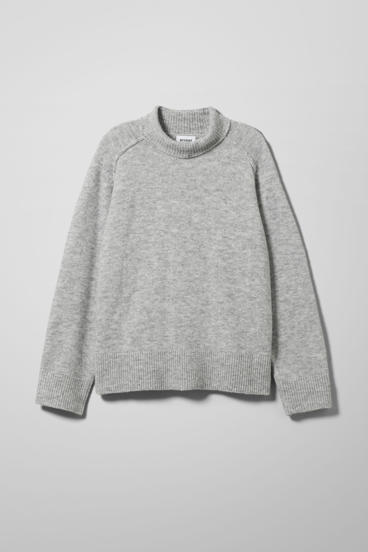 Avalon Turtleneck Sweater - Grey | Weekday