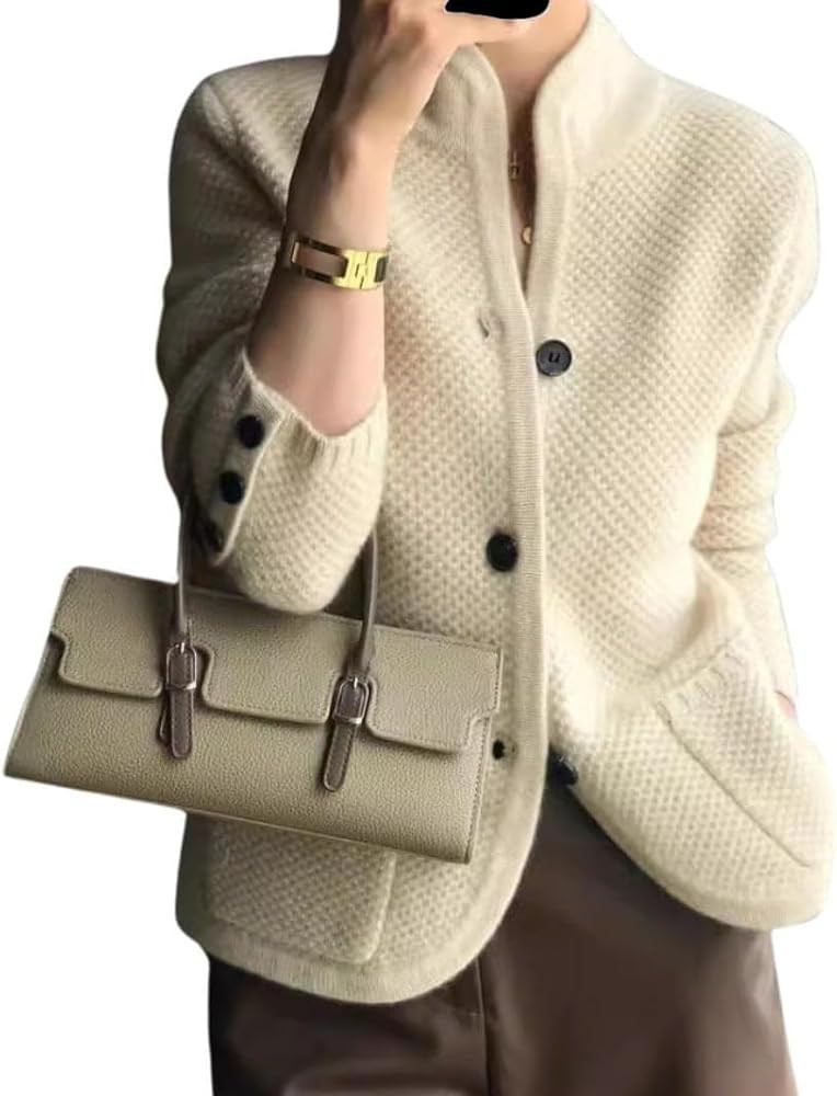 MOLERFO Women's Business Casual Blazer Jacket Waffle Knit Sweater Cardigan Top Open Front Sweater... | Amazon (US)