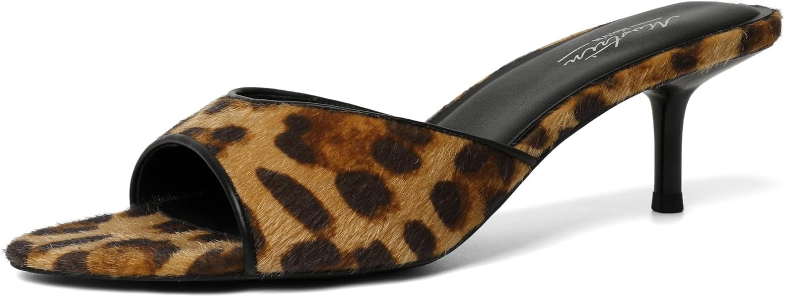 Mostrin Kitten Heels for Women Pointed Toe Vintage Mules Heels Sexy Slip on Stiletto Backless San... | Amazon (US)