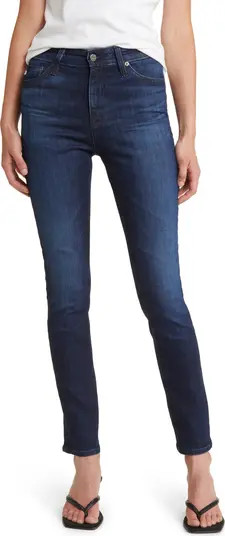 Mari High Waist Ankle Slim Straight Leg Jeans | Nordstrom