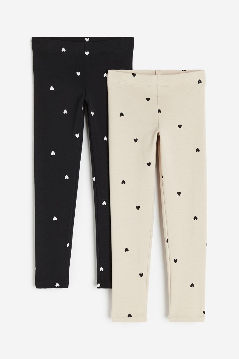 2-pack Thick Jersey Leggings | H&M (US + CA)