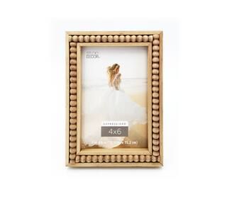Natural Beaded 4" x 6" Frame, Expressions™ by Studio Décor® | Michaels Stores