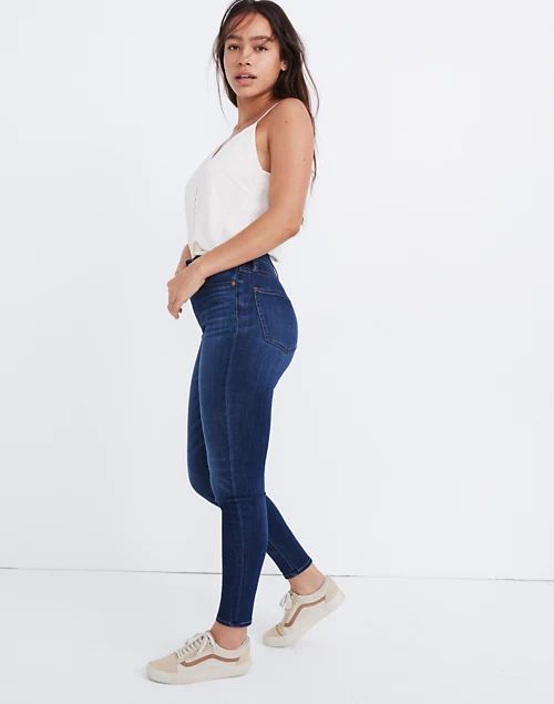 Curvy High-Rise Skinny Jeans in Danny Wash: TENCEL™ Denim Edition | Madewell