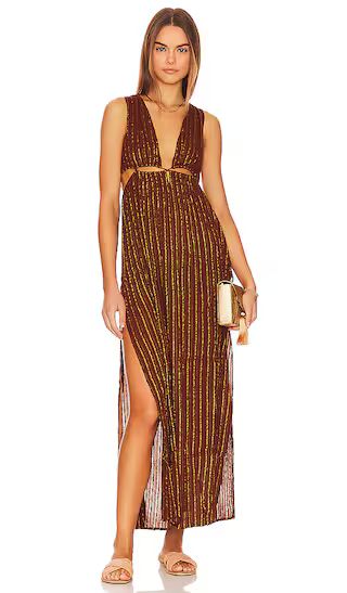 Rafael Cover Up Dress in Coffee | Revolve Clothing (Global)