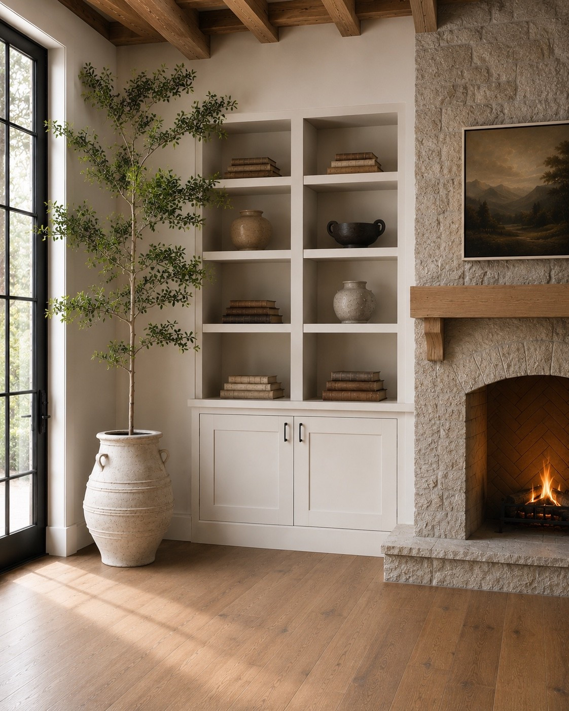 I love adding a faux tree to a cozy corner! It provides height, dimension, and a realistic touch.

#LTKHome