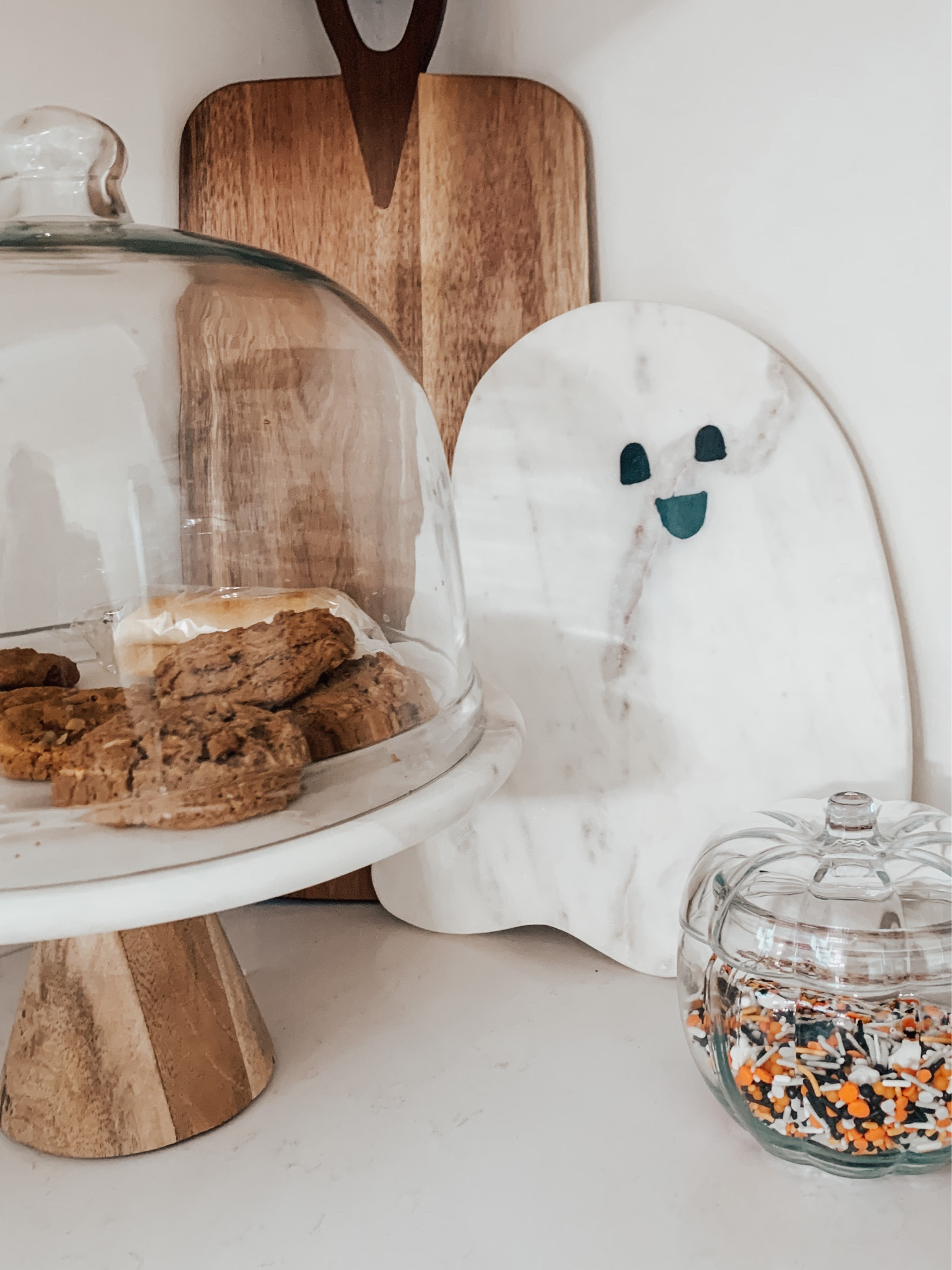 This Marble Ghost Cheeseboard has become one of my favorite pieces of Halloween Kitchen Decor. I found him this season at HomeGoods after he went viral on TikTok (which made him very hard to find). I noticed that there are currently a couple of different versions available to order online! 

#LTKHoliday #LTKSeasonal #LTKHalloween