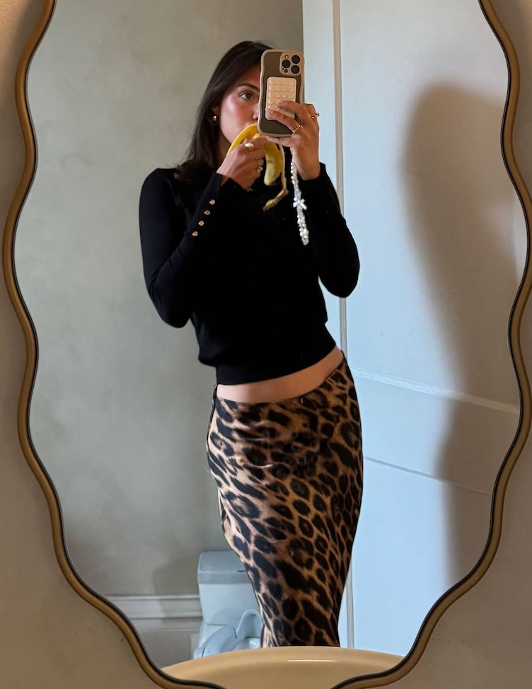 ootd 🖤 love this leopard skirt  

 #LTKStyleTip