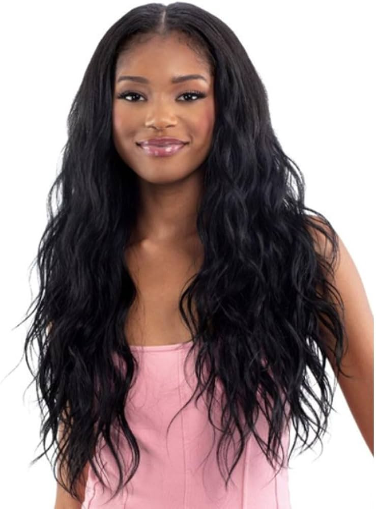 Shake-N-Go Organique Synthetic U-Part Wig - Sunset Wave (Color:2 DARK BROWN) | Amazon (US)
