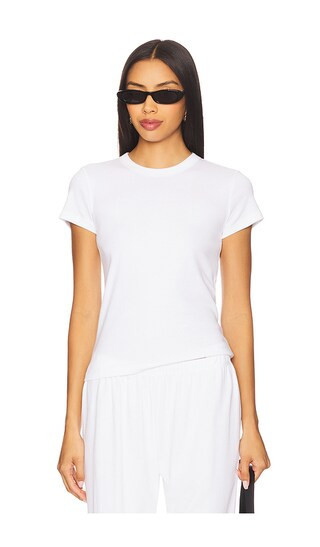 LESET Nando Slim Fit Tee in White. - size L | Revolve Clothing (Global)