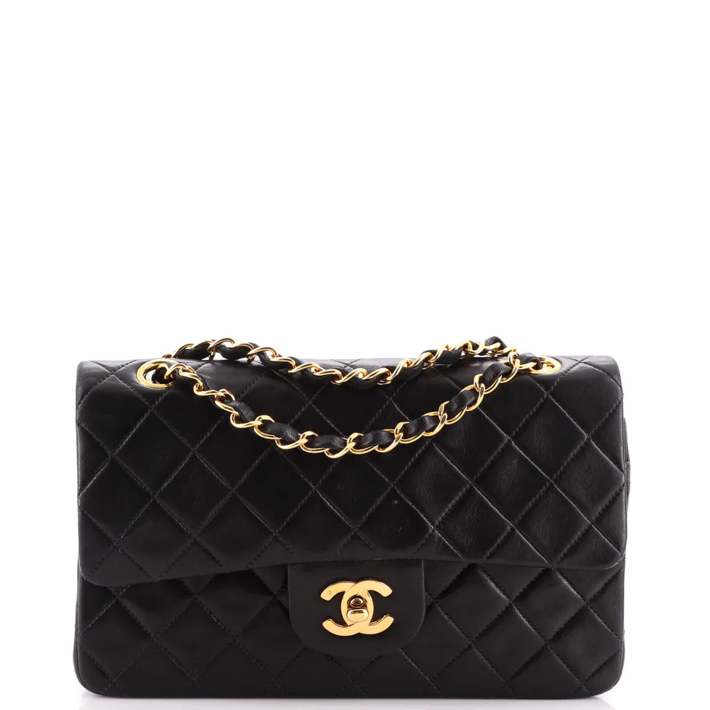 Vintage Classic Double Flap Bag Quilted Lambskin Small | Rebag