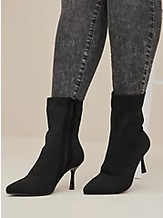 Stretch Knit Stiletto Heel Bootie (WW) | Torrid (US & Canada)