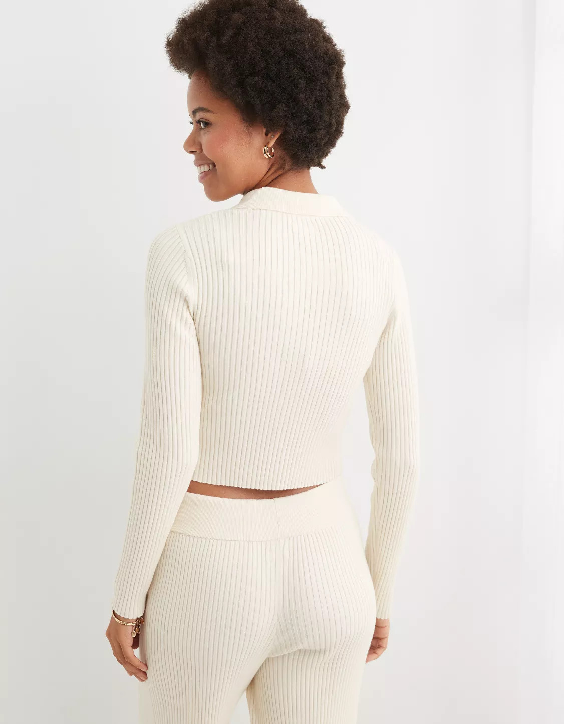 Aerie Gotta Jet! Polo Sweater | Aerie