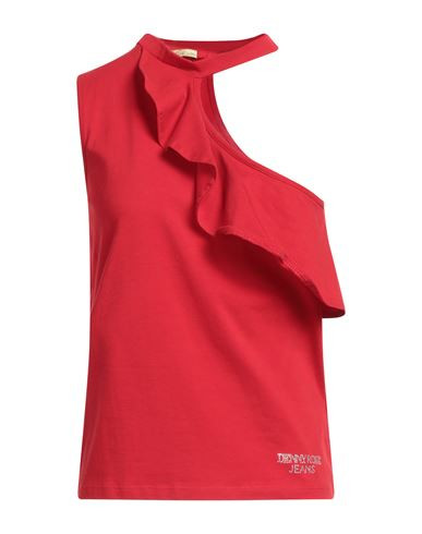 Denny Rose Woman Top Red Size S Cotton, Elastane | YOOX (US)