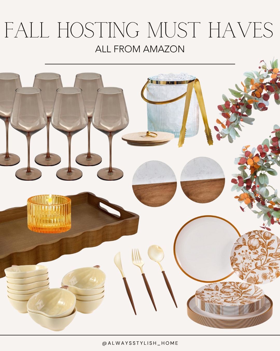 fall hosting must haves from amazon. amazon fall hosting finds.  

 #LTKHoliday #LTKHome #LTKParties