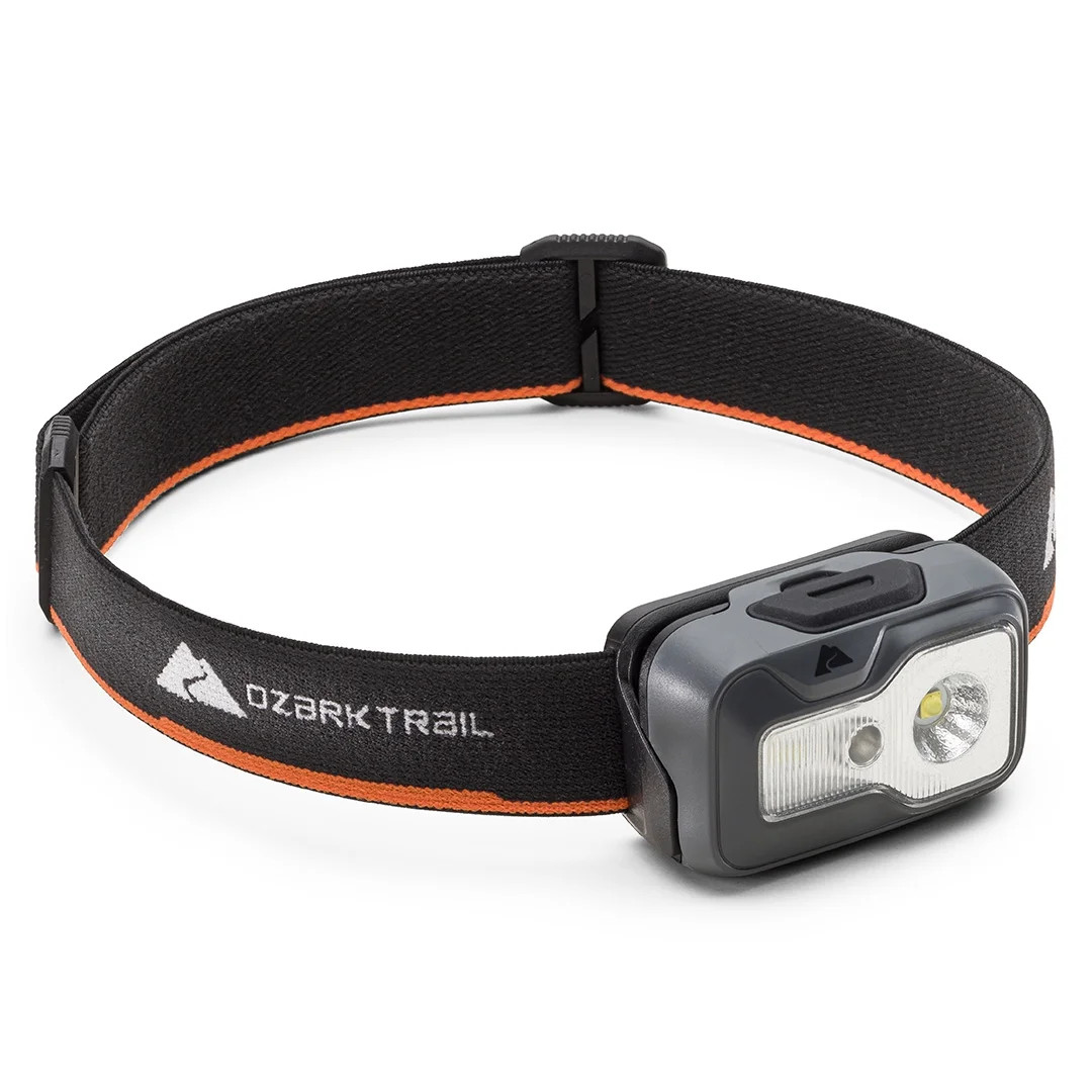 Ozark Trail 500 Lumen LED Headlamp – Multi-Color, Lightweight, Water Resistant, 4 Modes, 3 AAA ... | Walmart (US)