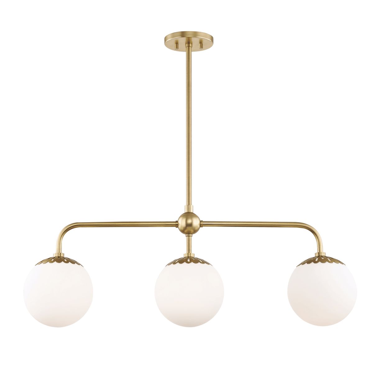 Paige 3 Light 37" Wide Linear Chandelier | Build.com, Inc.