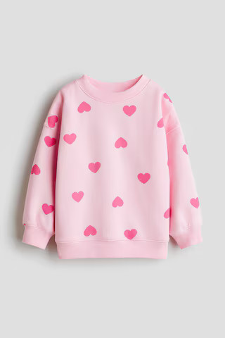 H & M - Oversized Brushed-Inside Sweatshirt - Pink | H&M (US + CA)