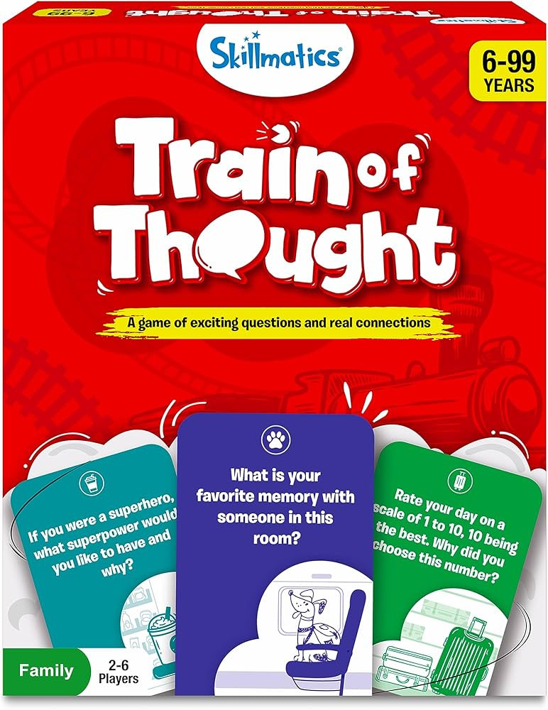Skillmatics Card Game - Train of Thought, Fun for Family Game Night, Educational Toys, Travel Gam... | Amazon (US)