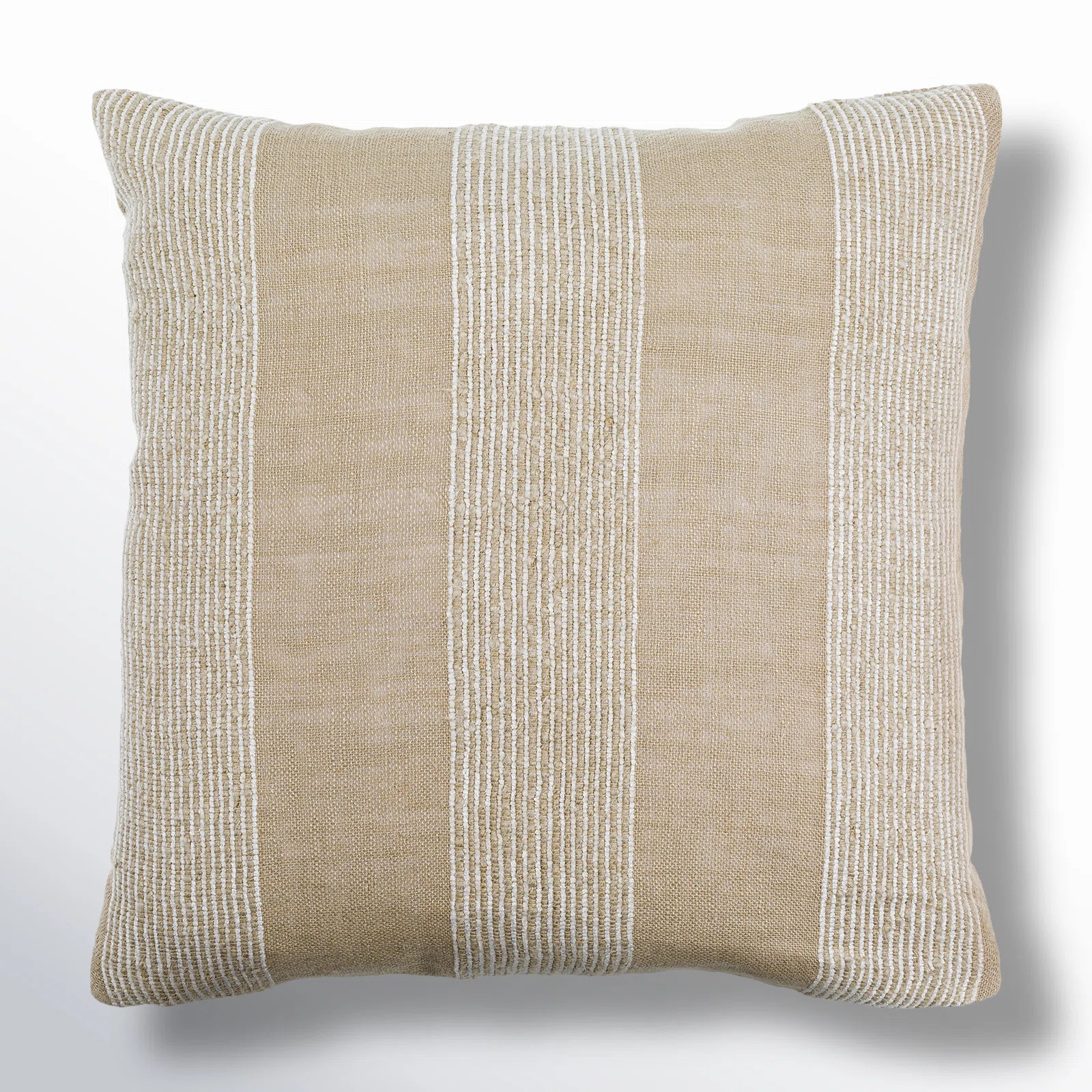 Liliana Striped Linen Throw Pillow | Birch Lane