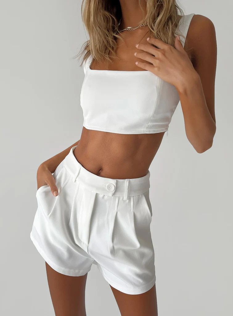 Huxley Short Set White | Princess Polly US