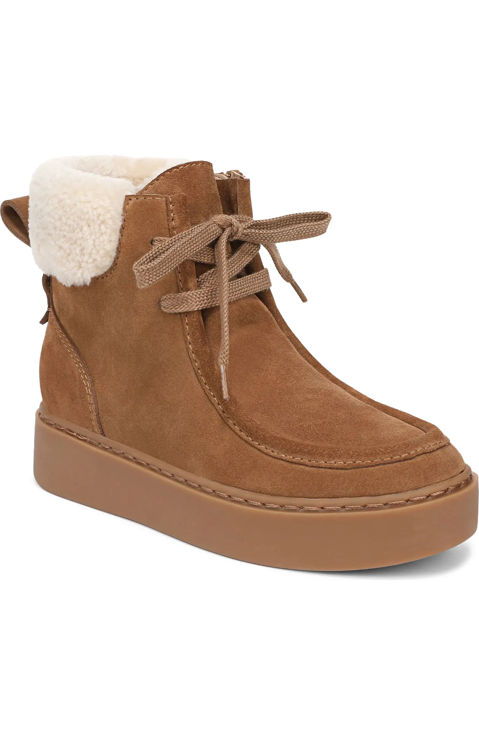 Sunny Faux Shearling Platform Bootie (Women) | Nordstrom