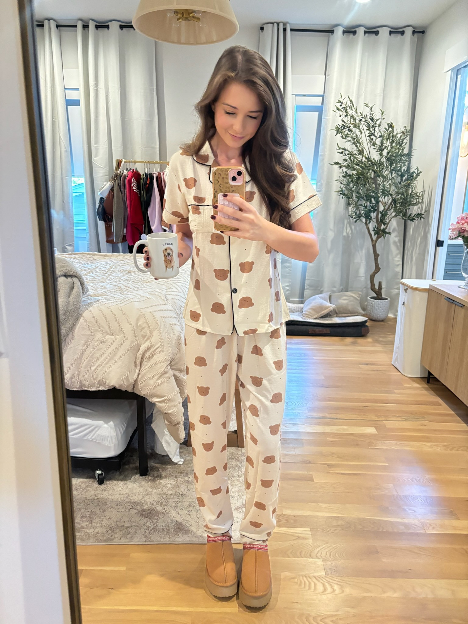 Comfy and cozy fall Pjs from Amazon! Wearing a medium in pj set. Size up it runs small! The Amazon slippers I’m wearing run true to size! 
#amazonpjs #amazoncomfy #amazonfashion #ugginspiredshoe

#LTKStyleTip #LTKFindsUnder50 #LTKSeasonal