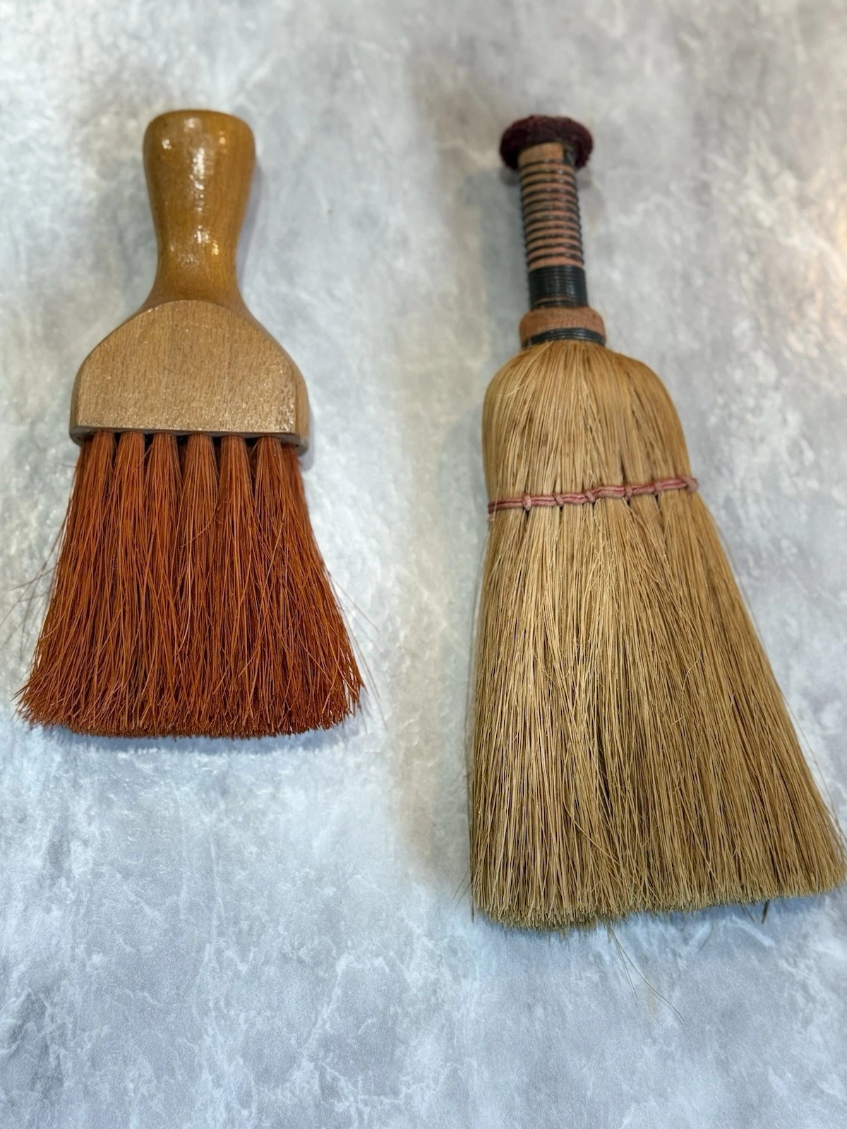 Vintage Wooden handle bristle / whisk brooms | eBay US