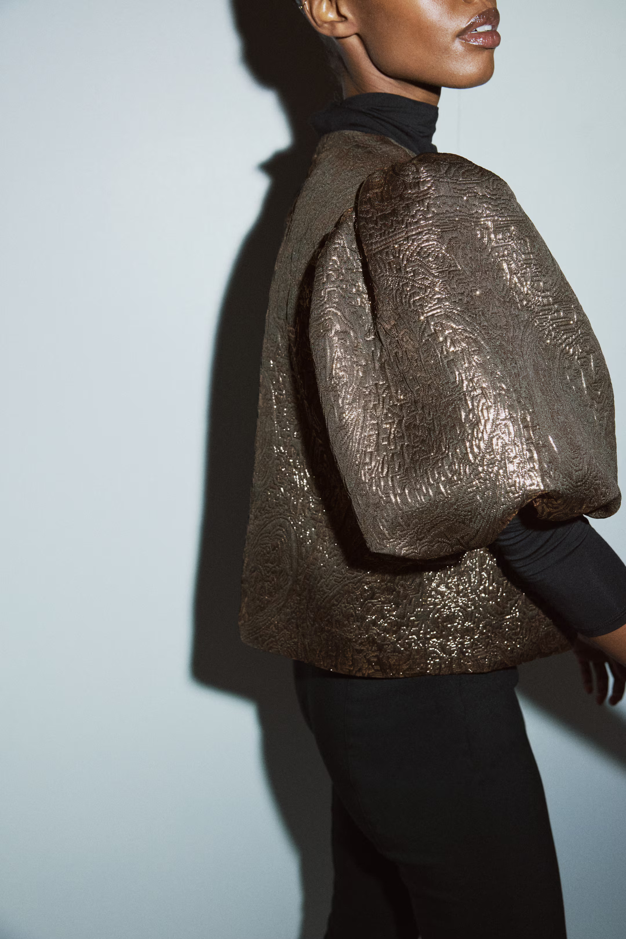 Balloon-Sleeved Blouse | H&M (US + CA)