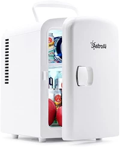 AstroAI Mini Fridge, 4 Liter/6 Can AC/DC Portable Thermoelectric Cooler and Warmer Refrigerators ... | Amazon (US)