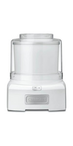 Cuisinart Ice Cream Maker Machine, 1.5 Quart Sorbet, Frozen Yogurt Maker, Double Insulated, White... | Amazon (US)